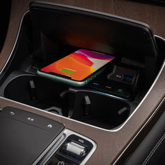 Mercedes-Benz C W205/GLC X253 trådlös mobilladdare 15W med ambient belysning 