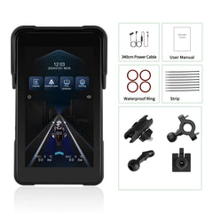 5" skärm för motorcykel med CarPlay & Android Auto 