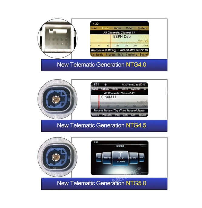 Mercedes-Benz E-Klass Coupé - 10,25" radio med Apple CarPlay och Android Auto - Telematic Generation NTG4.0 NTG4.5 NTG5.0
