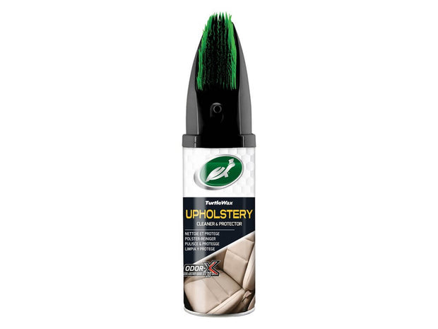 Turtle Wax Power Out Upholstery Cleaner & Protector 400 ml – textilrengöring med borste 