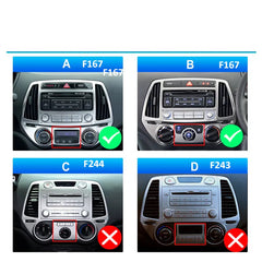 Hyundai I20 08-12 - 9" radio med Apple CarPlay och Android Auto 