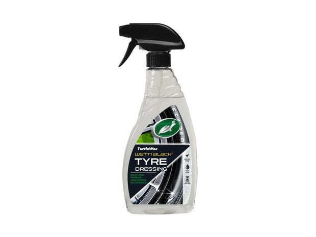 Turtle Wax Wet 'N' Black däckglans 500 ml – långvarig wet look 