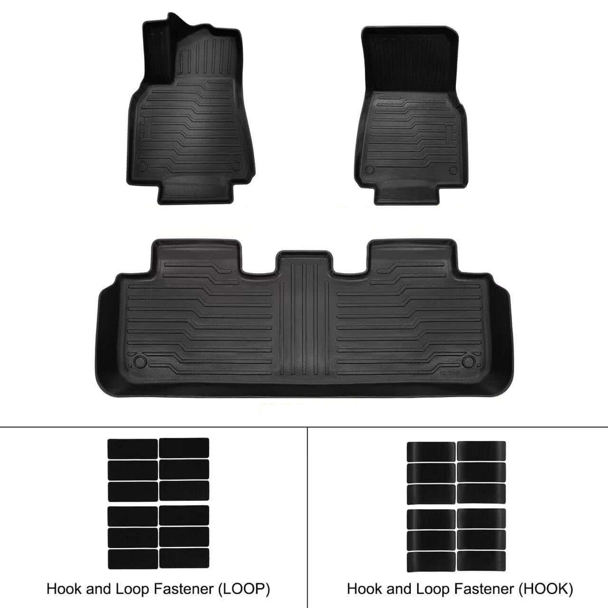 Tesla Model Y 2019-2024 gummimattor – komplett TPE-set 