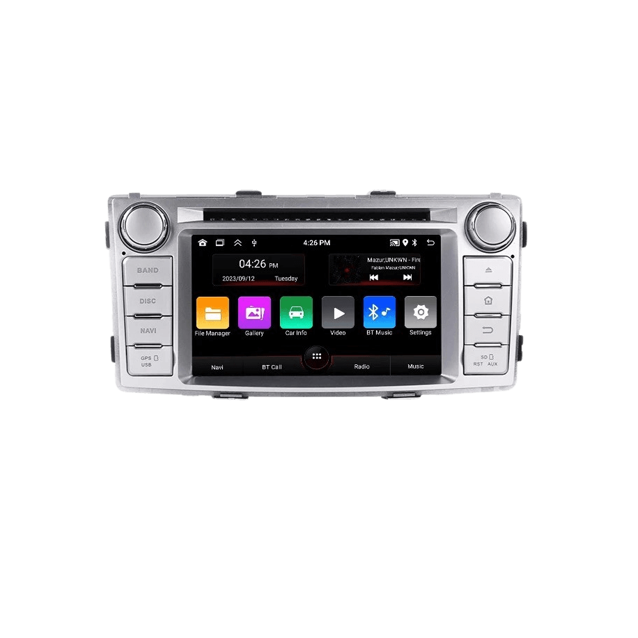 Toyota Hilux 12-15 - 7" radio med Apple CarPlay och Android Auto – Bilmedie.se