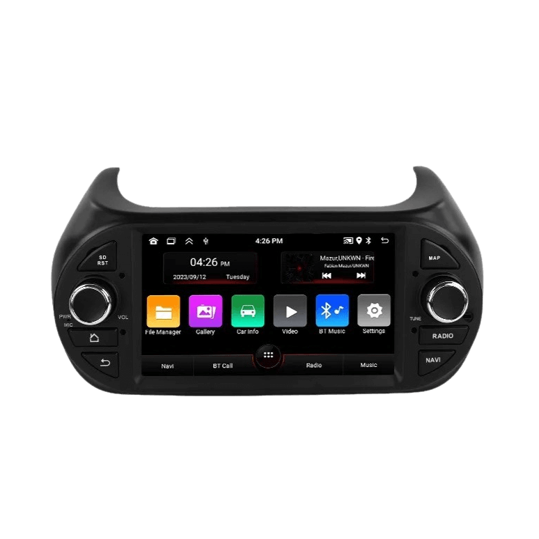Citroën Nemo/Peugeot Bipper/Fiat Fiorino 08-17 - 7" radio med Apple CarPlay och Android Auto – Bilmedie.se