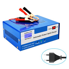 10A batteriladdare 12V/24V – Intelligent laddare med pulsreparation för bil & motorcykel