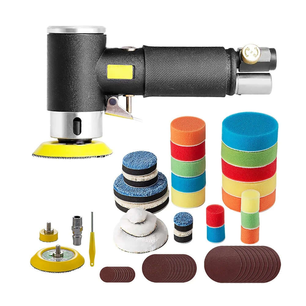 Pneumatisk polermaskin & mini-luftslip combo 1200 RPM 