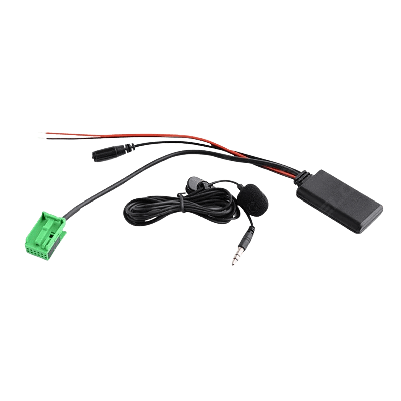 Bluetooth-adapter – Mercedes CLC / SLK / SL (2008+) – NTG 2.5-komponenter inklusive kablar och mikrofon.