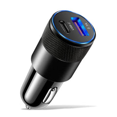 Bilarger med USB-A och USB-C-FAST-laddning