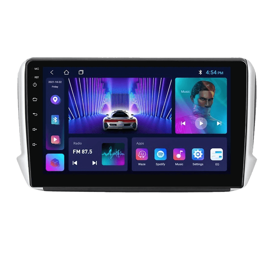 Peugeot 208/2008 12-18 - 10.1 "Radio med Apple CarPlay och Android Auto