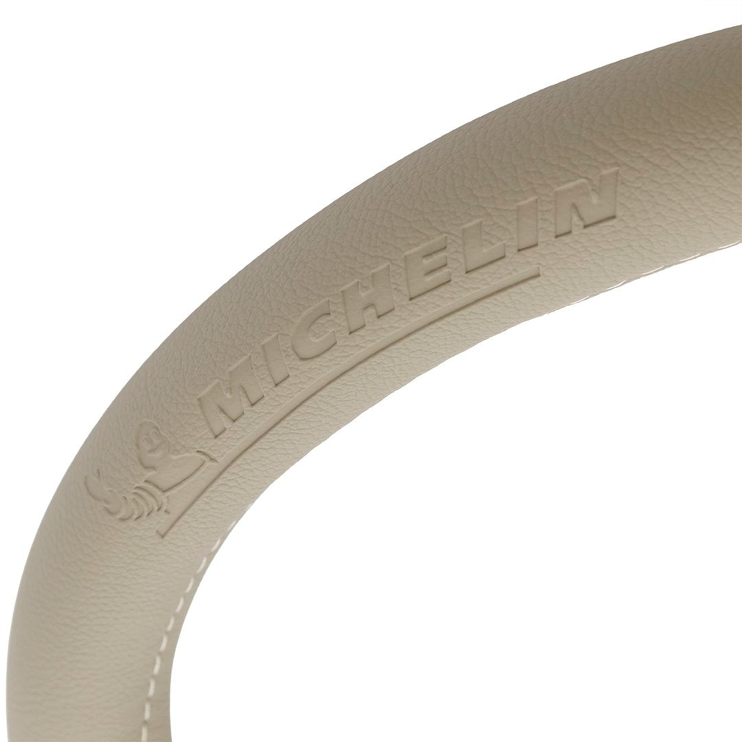 Beige rattskydd M för bilratt