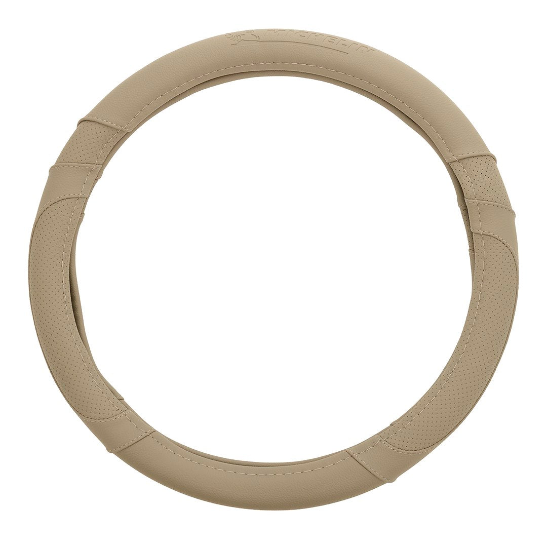 Beige rattskydd för ratt med diameter 36,8–39,4 cm