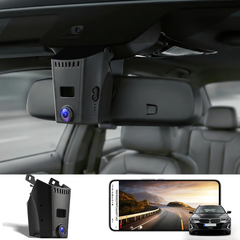 BMW 5 & 7-serie 2018-2023 OEM 4K-dashcam med WiFi-app och Plug & Play 