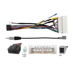 Radiokabel för Hyundai och Kia – 16-pin kontakt | FM- och USB-adapter 